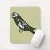 Tapis De Souris Squelette de Budgie (Avec souris)