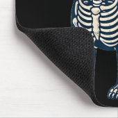 Tapis De Souris Squelette de Carlin Halloween (Coin)