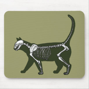 Tapis De Souris Squelette de chat