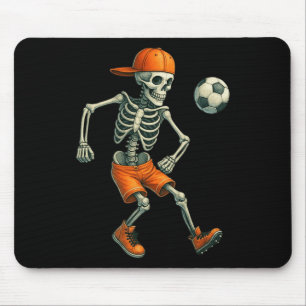 Tapis De Souris Squelette de football d'Halloween Byll Saison Sque