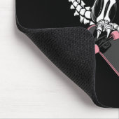 Tapis De Souris Squelette de T-Rex Skateur - Ska Dinosaure Vintage (Coin)