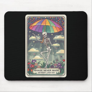 Tapis De Souris Squelette de tarot P de l'ombre n'a jamais rendu p