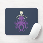 Tapis De Souris Squelette d'Octopus (Avec souris)
