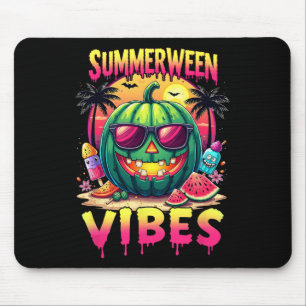 Tapis De Souris Squelette Été Étéween Vibes Pastèque Citrouille