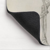 Tapis De Souris Squelette humain : Vue latérale dans la posture de (Coin)