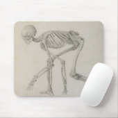 Tapis De Souris Squelette humain : Vue latérale dans la posture de (Avec souris)