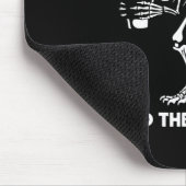 Tapis De Souris Squelette T-rex Dinosaure Halloween Hommes Femmes  (Coin)