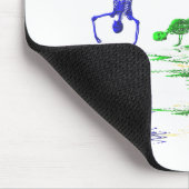 Tapis De Souris Squelettes breakdancing (Coin)