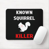 Tapis De Souris Squirrel Killer Funny Chasse (Avec souris)