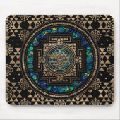 Tapis De Souris Sri Yantra/marbre et or de Sri Chakra (Devant)