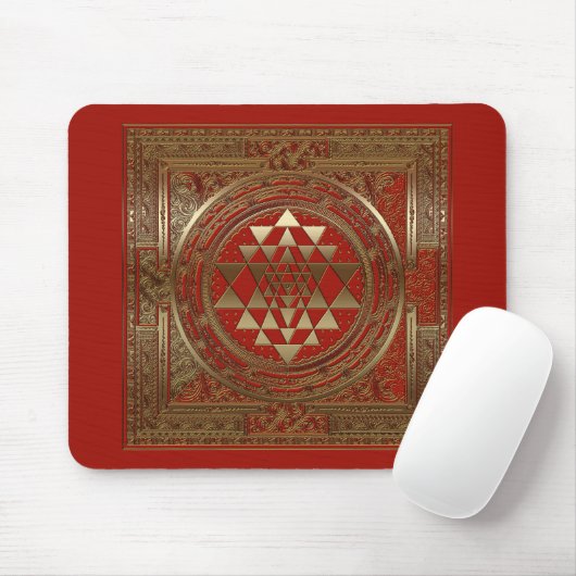 Tapis De Souris Sri Yantra - Mousepad (Avec souris)