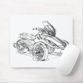 Tapis De Souris St 2013 de CanAm Spyder (Avec souris)
