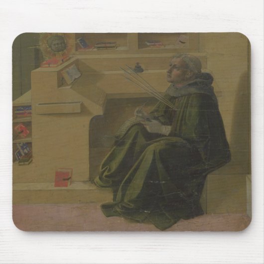 Tapis De Souris St Augustine dans son étude (predella du Barbad (Devant)