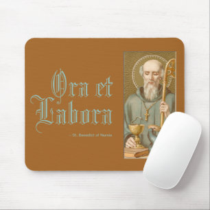 Tapis De Souris St. Benoît de Nursie (JM 07; devise latine)