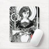 Tapis De Souris St Catherine de l'Alexandrie Mousepad (Avec souris)
