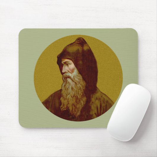 Tapis De Souris St. Cyril le moine (M 002) Horizontal (Avec souris)