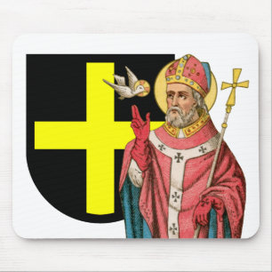 Tapis De Souris St David du Pays de Galles (P 001) et son bouclier