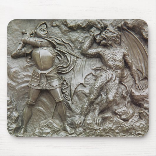 Tapis De Souris St George combattant le dragon (Devant)