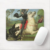 Tapis De Souris St George luttant avec le dragon (Avec souris)