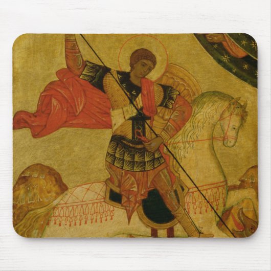 Tapis De Souris St George massacrant le dragon (Devant)