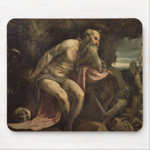 Tapis De Souris St Jerome, 1560s tôt (huile sur la toile)