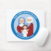 Tapis De Souris St. Joachim et Sainte-Anne (Avec souris)