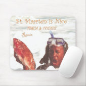 Tapis De Souris St Maarten est Nice Mousepad (Avec souris)
