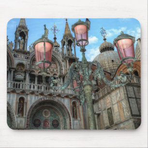 Tapis De Souris St. Marc et lampe, Venise, Italie