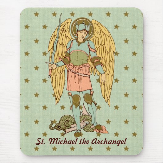 Tapis De Souris St. Michael l'Archange (RLS 12) (Style 2) (Devant)