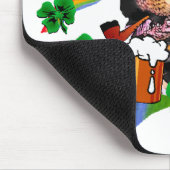Tapis De Souris St patrick American Pit Bull Terrier (Coin)