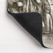 Tapis De Souris St Patrick prêchant chez Tara, 'du trias Thu (Coin)