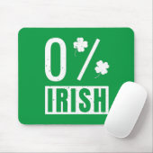 Tapis De Souris St Patrick's Day 0% Irish Four Leaf Clover (Avec souris)