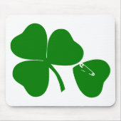 Tapis De Souris St Patrick's Day - Obtenez Lucky 3 + 1 feuilles = (Devant)