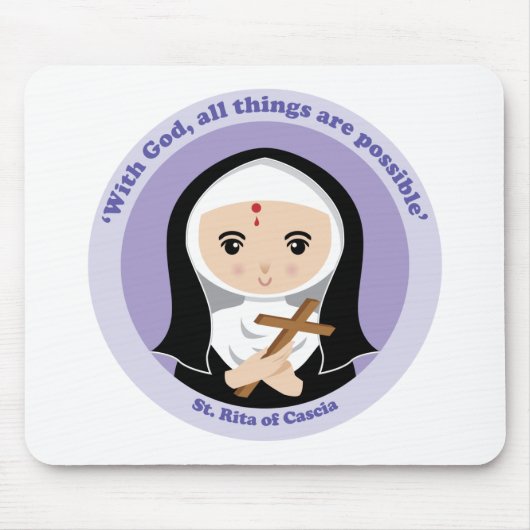 Tapis De Souris St Rita de Cascia (Devant)