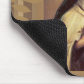 Tapis De Souris St Therese les petits roses et crucifix de fleur (Coin)