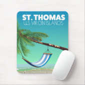 Tapis De Souris St Thomas Îles Vierges américaines. (Avec souris)