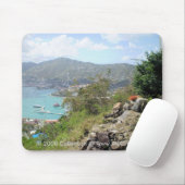 Tapis De Souris St Thomas, USVI Mousepad (Avec souris)