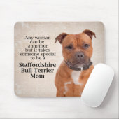 Tapis De Souris Staffie Maman Mousepad (Avec souris)