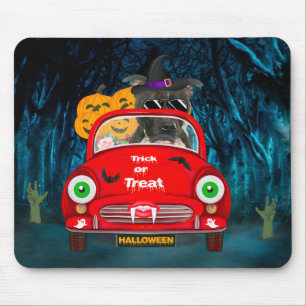 Tapis De Souris Staffordshire Chien voiture voiture effrayant Hall