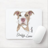 Tapis De Souris Staffy Love - Zani Mo Protection (Avec souris)
