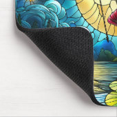 Tapis De Souris Stained Glass Moonlight Flight Fairy (Coin)