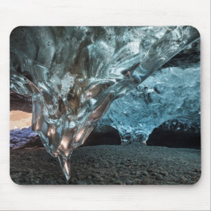 Tapis De Souris Stalactite De Glace Dans Une Grotte De Glace