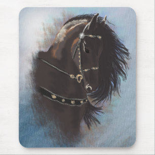 Tapis De Souris Stallion Portrait - Mousepad