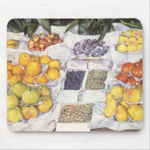 Tapis De Souris Stand de fruits de Gustave Caillebotte, Art Vintag