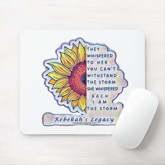 Tapis De Souris Stand Tall ; Be The Storm pavé souris (Avec souris)