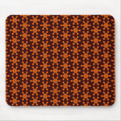 Tapis De Souris Star Motif - Orange on Dark Brown 330000 (Devant)