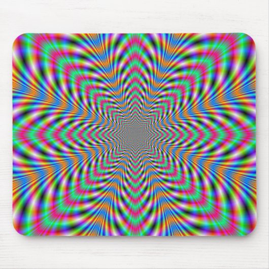 Tapis De Souris Star Psychedelic Mousepad (Devant)