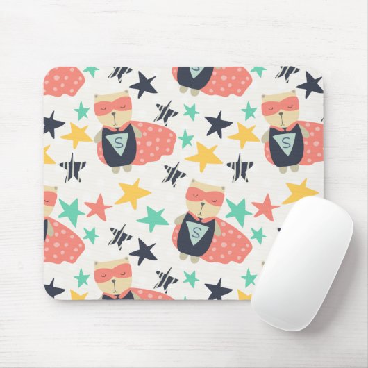 Tapis De Souris Star Super Hero (Avec souris)