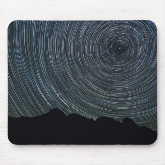 Tapis De Souris Star Trails Around Polaris | Col d'Ingall (Devant)
