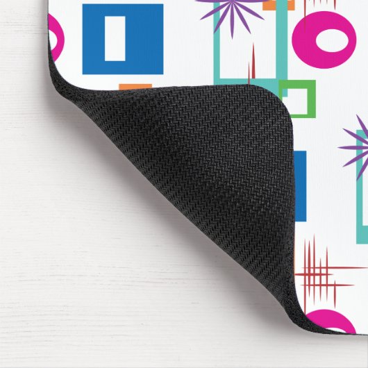 Tapis De Souris Starburst Geometric Multicolored Pattern (Coin)